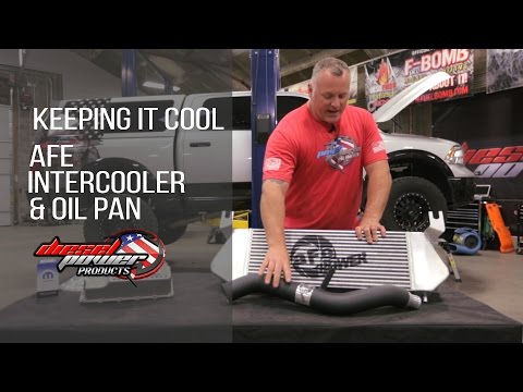 Keeping It Cool: AFE Power Intercooler and Oil pan