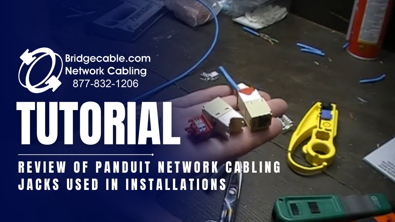 Review of the Panduit Network Cabling Jacks Used in Installations | BridgeCable.com | 877-832-1206