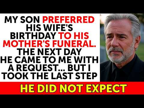 My Son Preferred His Wife's Birthday to His Mother's Funeral, And Now He Came to Me With a Request..