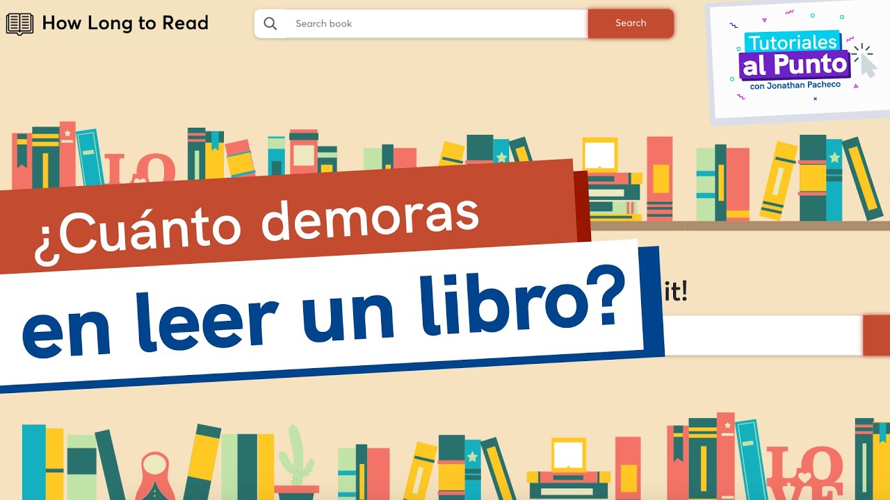 📖How Long to Read, Te dice cuánto demoras en leer un libro | Tutoriales al Punto!