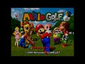 Let S Play Mario Golf N64 Part 1 The Par For Mario Sport Standards