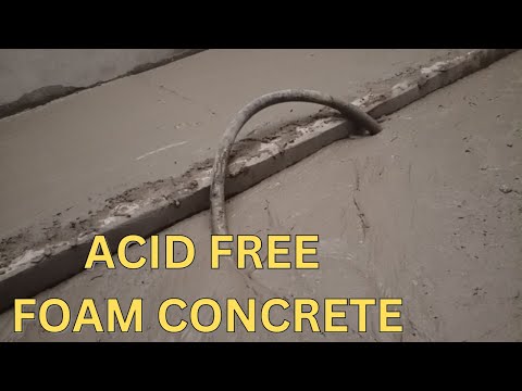 Acid Free Foam Concrete