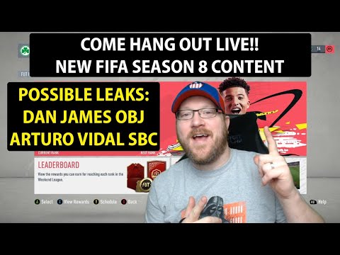 LIVE NOW: SEASON 8 FIFA 20 - Leaks Daniel James Objective - Arturo Vidal SBC - Best of Batch 3
