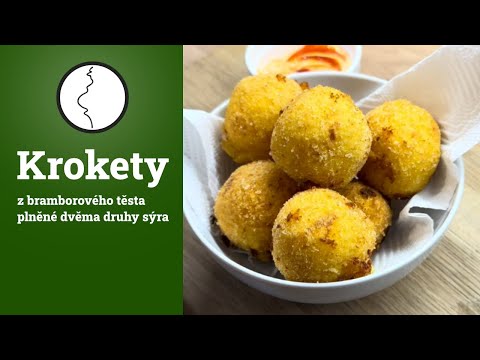 Bramborové krokety plněné sýrem | Těhotnej kuchař