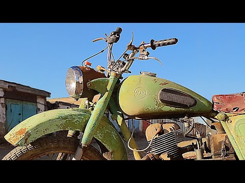 Restoration Old JAWA Motorcycle - Rusty Motorcycle Headlight