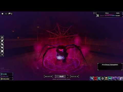 I bought the *Veinweaver* aura in Sol's RNG! #solshalloween2