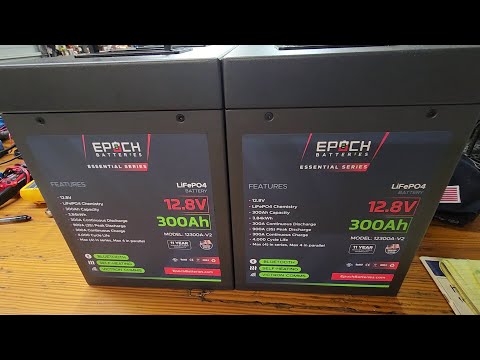Epoch  300AH Lifepo4 battery  with  Victron Cerbo GX and Garmin 923XSV. Plus 10% off code below!