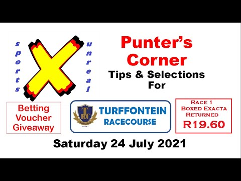 Punter's Corner - Tips and Selections - Turffontein Racecourse Saturday 24 July 2021