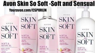 Avon Skin So Soft-Soft and Sensual Collection
