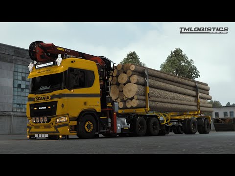 🔴LIVE ETS2 1.45  Logging in Southern region Map