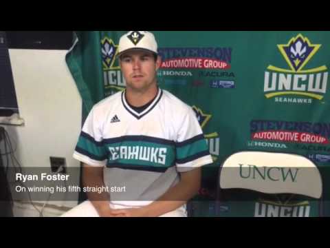 UNCW baseball dropped College of Charleston, 8-3, behind seven strong innings from Ryan Foster.