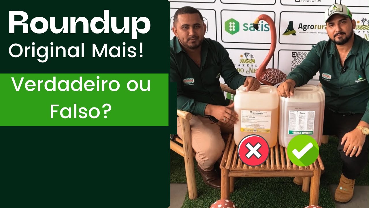 Roundup Original Mais. Descubra às diferenças entre o verdadeiro e o falso!