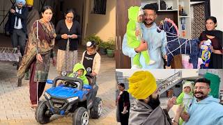 Sharan Te Bache Vi Aye Ghare | ਬੱਚਿਆਂ ਨਾਲ ਘਰ ਚ ਲੱਗੀ ਰੌਣਕ | Punjabi Family Vlog