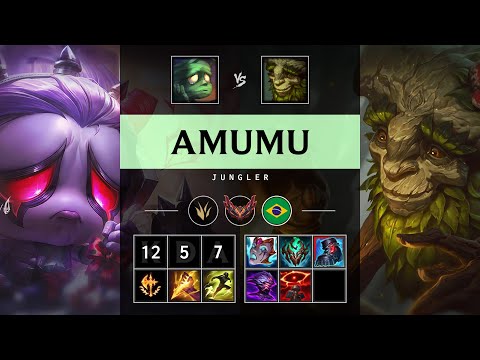 Amumu Jungle vs Ivern - BR Grandmaster Patch 25.18