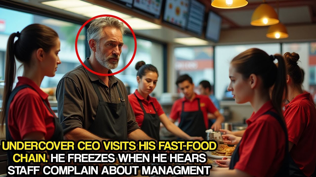 Undercover CEO Visits His Fast-Food Chain. He Freezes When He Hears Staff Complain About Management.