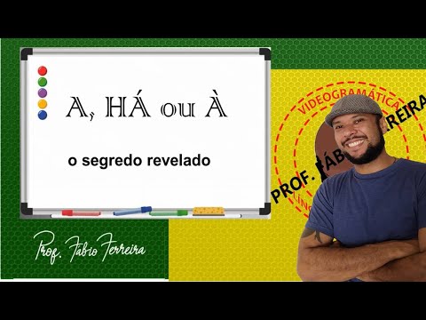 A, Há ou À: regras para o uso correto