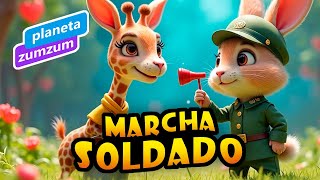 Marcha Soldado 🚀 Animação 3D Musical | Música Infantil 🐝 Planeta ZumZum