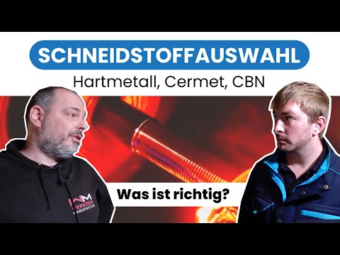Richtiger Schneidstoff beim Hartdrehen // Vergleich Hartmetall, Cermet und CBN
