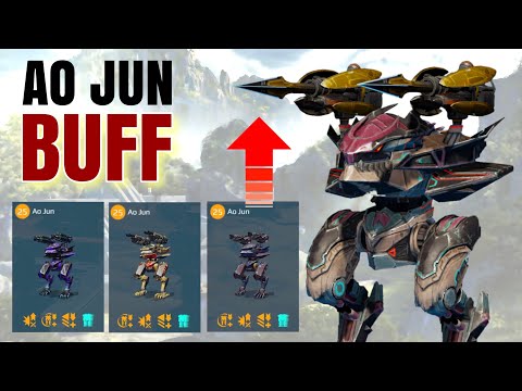 [WR] AO JUN (BUFF) - MK3 Gameplay | Glory, Brisant, Hammer, Stake | War Robots Test Server