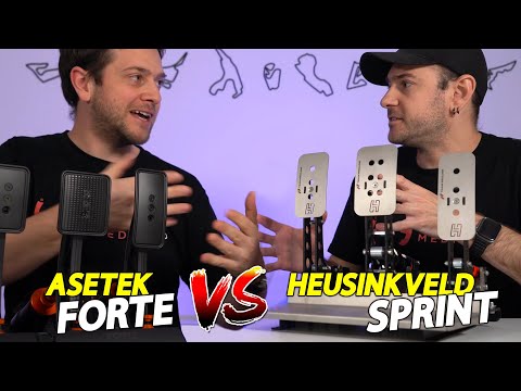 Asetek Forte vs. Heusinkveld Sprint Load Cell Sim Racing Pedals