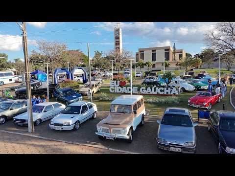 BORA LÁ VER: CARROS ANTIGOS E MUITA ANIMAÇÃO! CIDADE GAUCHA-PR.