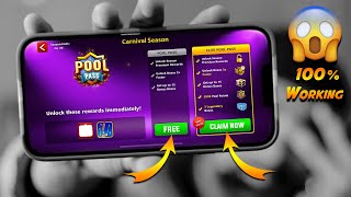 Free Pool Pass in 8 Ball Pool 100% Working Method | Carnival Season | JahaNzaib Gaming