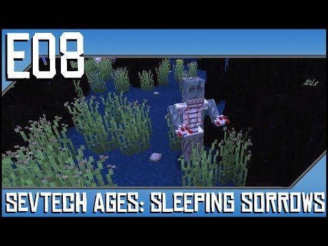 Sevtech Ages-Sleeping Sorrows-Ep8-Modded Minecraft-Antique Atlas, Bone Shears, and Primal Chest