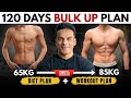 120 Days Intermediate Bulk Up Plan Intermediate Diet Workout Yatinder Singh