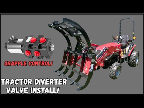Tractor 3rd Function Diverter Valve Install! Solis H24