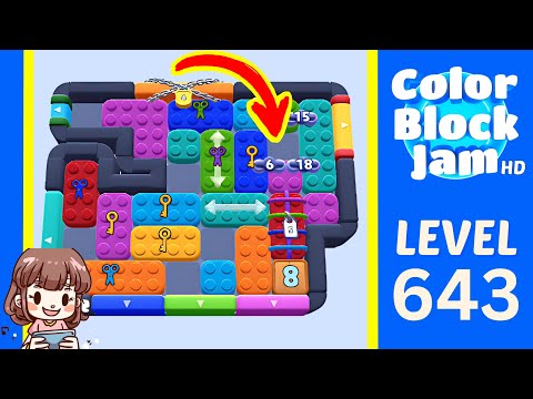 Color Block Jam Level 643 Solution Walkthrough