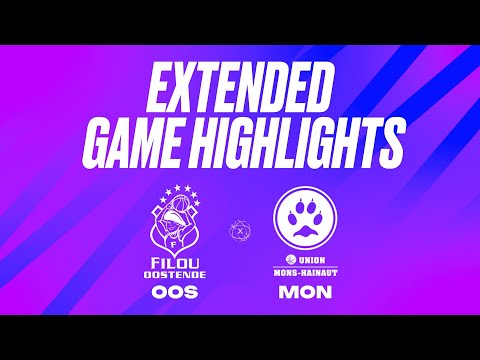 Filou Oostende vs. Union Mons-Hainaut - Game Highlights