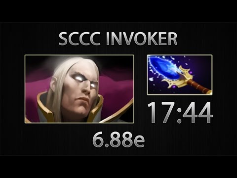 Dota 2 Invoker Fast Farm - Sccc - Aghanim's Scepter - 17:44 [6.88e]