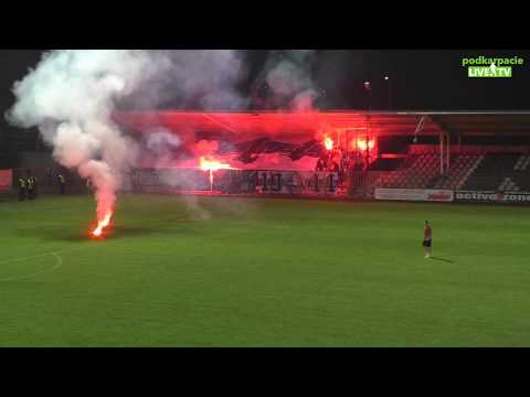 Racowisko na meczu KSZO Ostrowiec - Stal Rzeszów 2-1 [OPRAWA KIBICÓW]