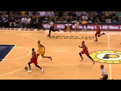 John Wall behind the back to Bradley Beal | Wizards vs Pacers | April 14, 2015 | NBA 2014-15 Season