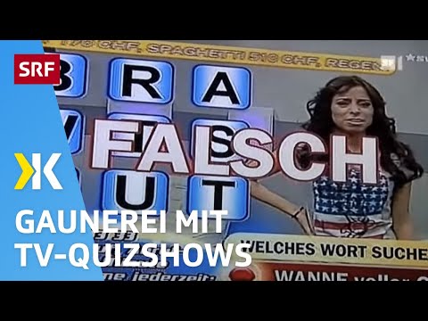Kassensturz - Gaunerei mit TV-Quizshows