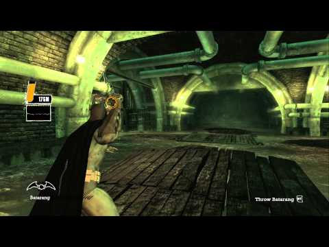 Batman: Arkham Asylum - Walkthrough Part 13 - Collecting Plant Spores in Killer Croc's Lair