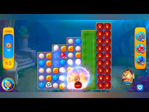 Fishdom, 10487 level,no Booster - 10487 уровень, прохождение без бустеров.