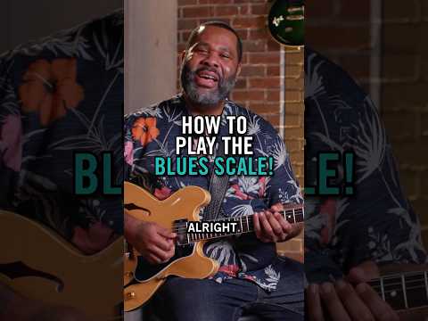 How To Play The Blues Scale #gibsonapp #bluesguitar #scales #guitarlessons