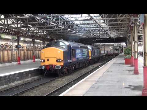 37610 & 37605 Depart Crewe 23rd June 2012