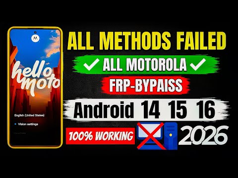 Motorola Google Account Verification Fix 2026 | All Models | Android 15–16 | No PC
