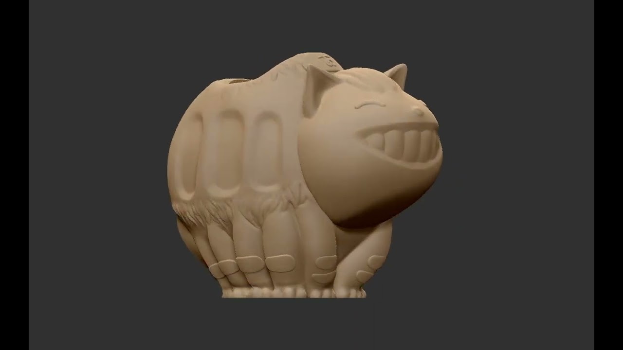 Gatobus candlestick 3D Print Model