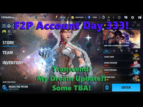 Marvel Future Fight: F2P Account Day 333! Character Building! My Dream Update?! Some TBA! 🏗️🤓🌜