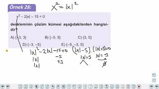 Eğitim Vadisi AYT Matematik 4.Föy Denklem Sistemleri 2 Konu Anlatım Videoları