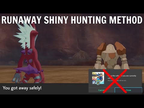 How to shiny hunt REGIS in Pokemon Sword and Shield: Crown Tundra (Runaway Method)
