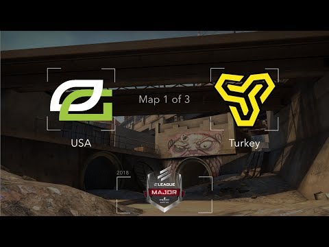 OpTic Gaming vs Space Soldiers Map 1 (Overpass) - Europe Minor, ELEAGUE Major 2018