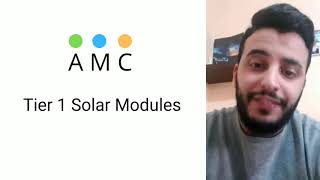 Tier 1 Solar Modules