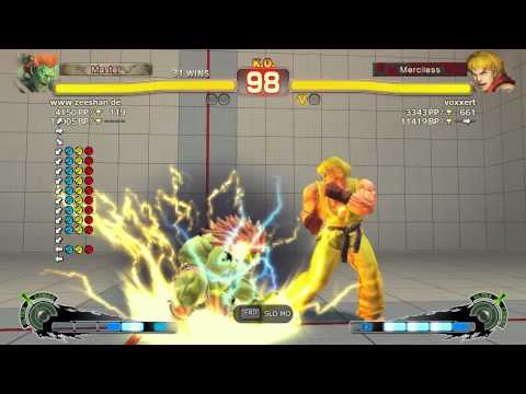 voxxert [Ken] vs www zeeshan de [Blanka] SSF4 Europe Online Matches