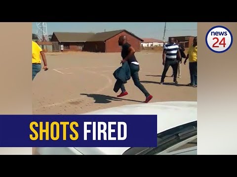 WATCH | Shots fired as fight breaks between ANC & Sanco members in Mpumalanga