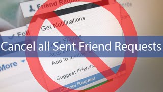 Best Tool For Cancel all pending sent friend requests on Facebook