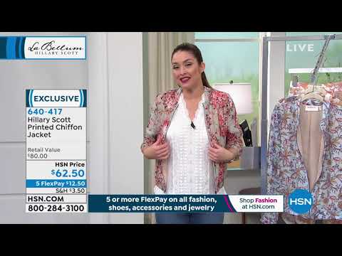 Hillary Scott Printed Chiffon Jacket